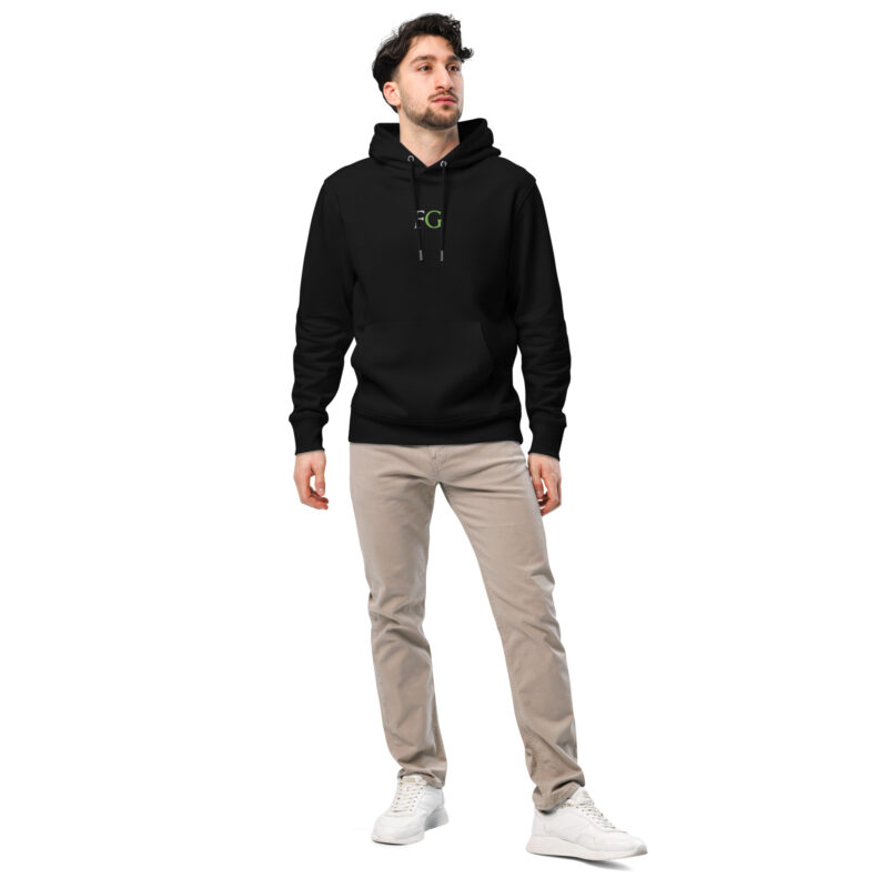 Raglan-Hoodie „Der Mörder ist immer der Gärtner“ – Bild 3