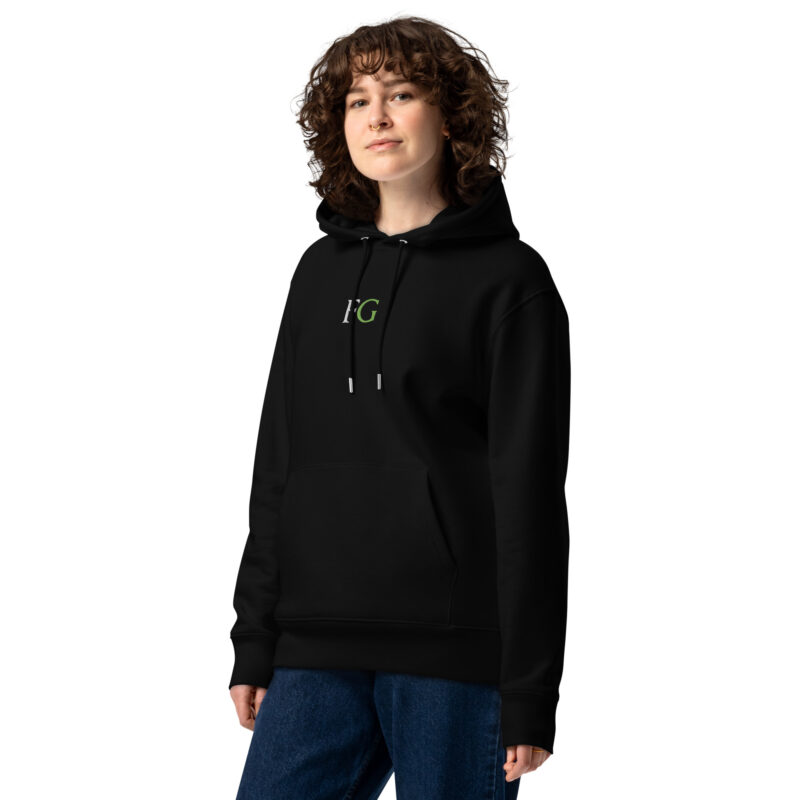 Raglan-Hoodie „Der Mörder ist immer der Gärtner“ – Bild 4